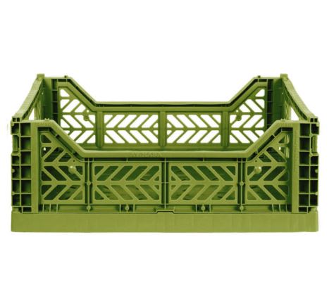 Recycled Crate Medium - Olive