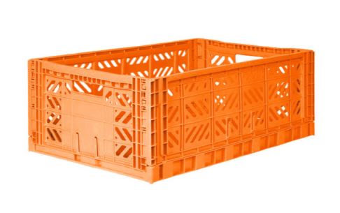 Recycled Crate Large - Orange