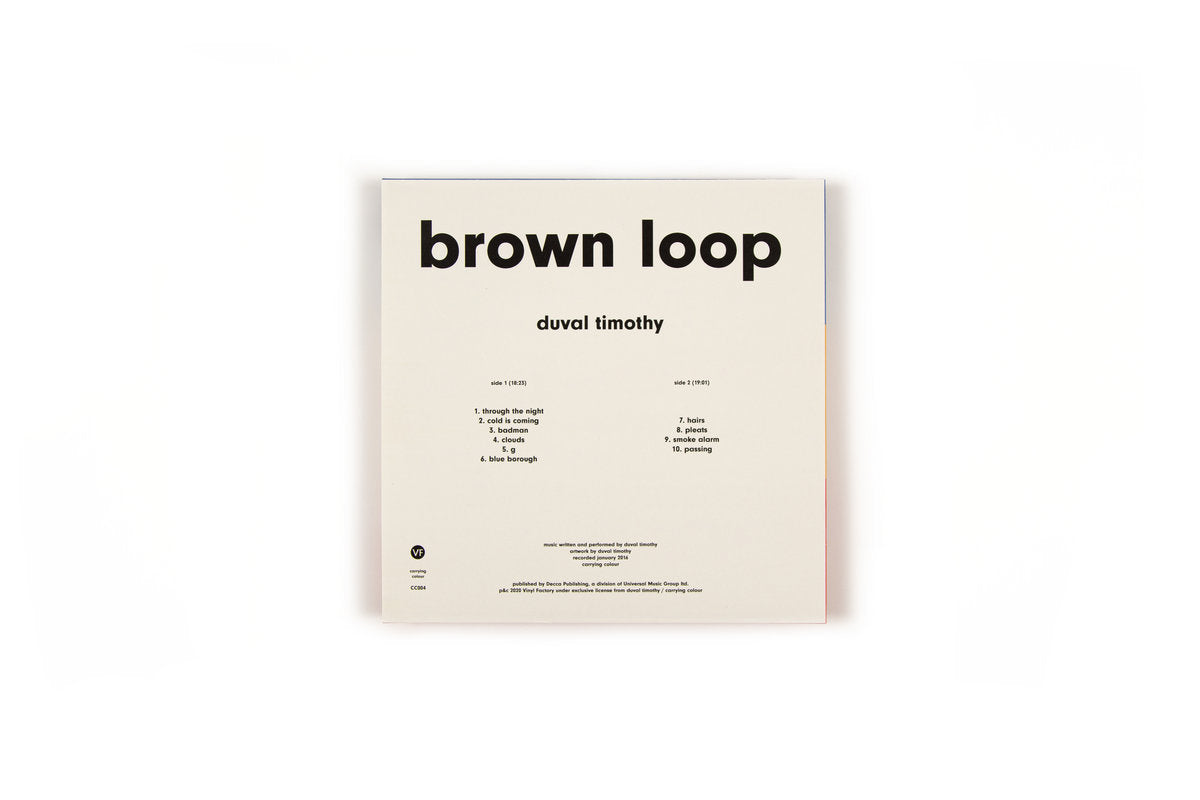 Brown Loop - Long Player vinyl format on 180-gram vinyl