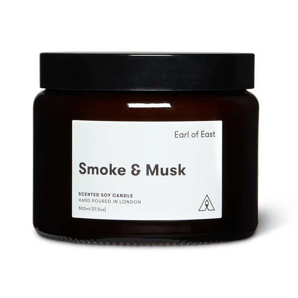 Smoke & Musk Soy Wax Candle - 500ml
